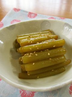 とても簡単♪フキの麺つゆ炒め-レシピのメイン写真