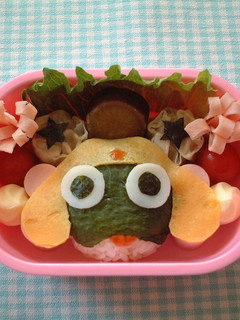 簡単キャラ弁(ケロロ軍曹)-レシピのメイン写真