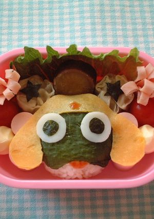 簡単キャラ弁（ケロロ軍曹）-レシピのメイン写真