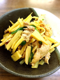 醤油糀で豚肉と筍と新じゃがの炒め物-レシピのメイン写真