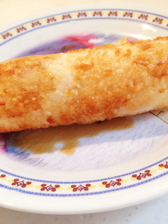 簡単1人食べ!絶品☆チーズ焼き棒おにぎり-レシピのメイン写真