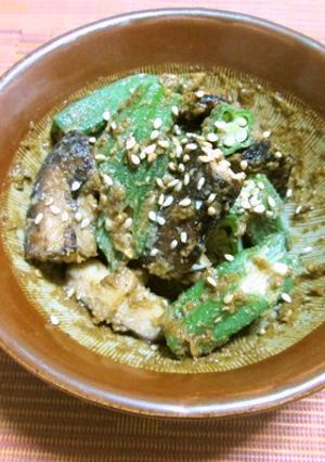あまくち醤油で★オクラのごま和え-レシピのメイン写真
