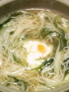 おじやの味のする素麺-レシピのメイン写真