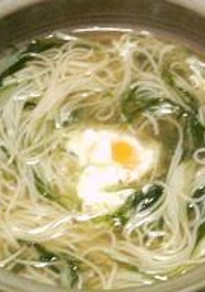 おじやの味のする素麺-レシピのメイン写真