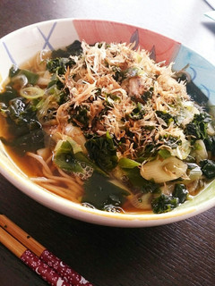 ズボラなサバ蕎麦-レシピのメイン写真