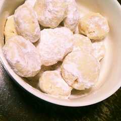 รูปของ オリーブ油で♡スノーボール風