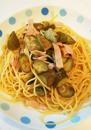 ナスとベーコンの和風パスタ-レシピのメイン写真