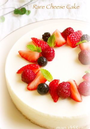 ★理想のレアチーズケーキ★-レシピのメイン写真