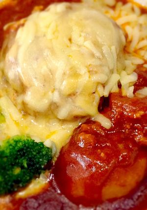 冷凍保存の木綿豆腐でハンバーグシチュー-レシピのメイン写真