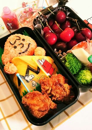 スヌーピーキャラ弁♪オムライス-レシピのメイン写真