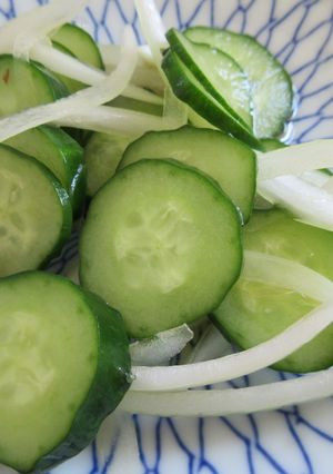 キュウリとタマネギの二杯酢-レシピのメイン写真