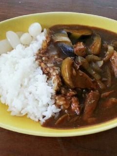 さばの水煮缶と茄子のカレー-レシピのメイン写真