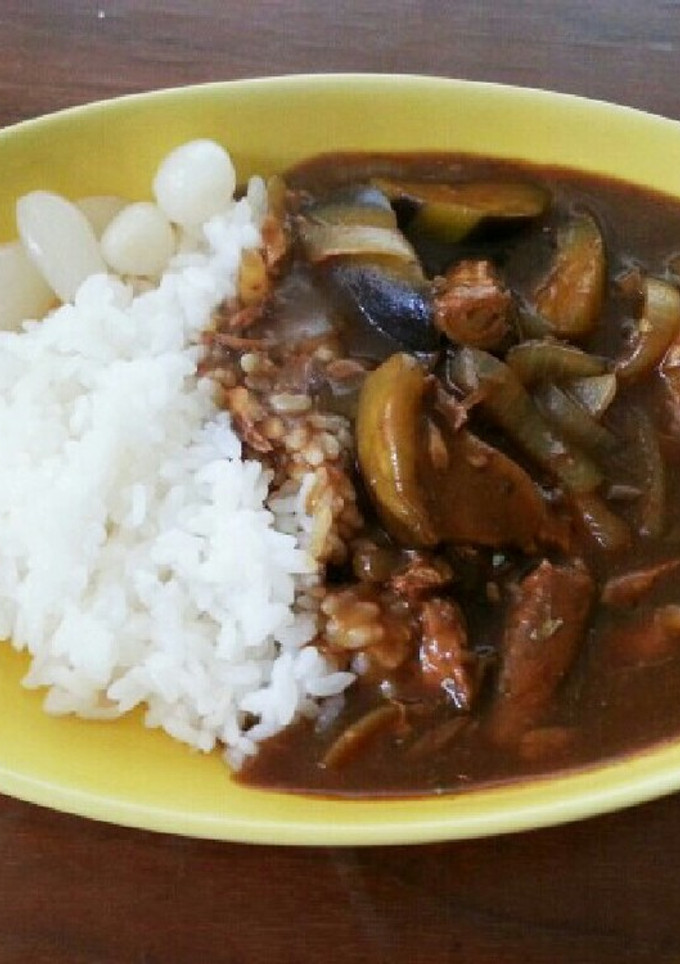 さばの水煮缶と茄子のカレー-レシピのメイン写真