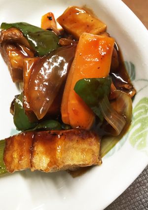 ヘルシー(^_^)高野豆腐の酢豚風-レシピのメイン写真