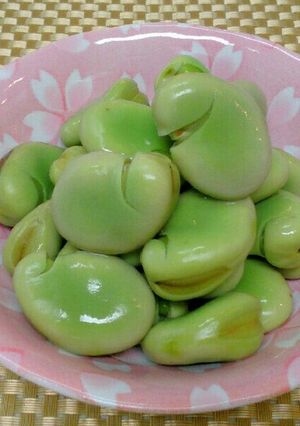 皮むき簡単！空豆のゆで方～しっかり塩味～-レシピのメイン写真