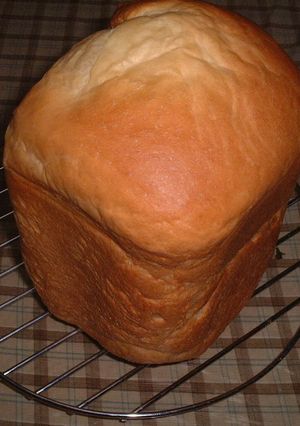 HBで！我が家の生クリーム食パン-レシピのメイン写真