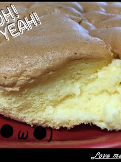 超簡単!材料3つでスフレチーズケーキ♪-レシピのメイン写真