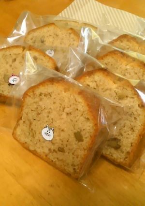 クルミとクルミのパウンドケーキ-レシピのメイン写真