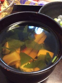 卵豆腐のお吸い物-レシピのメイン写真