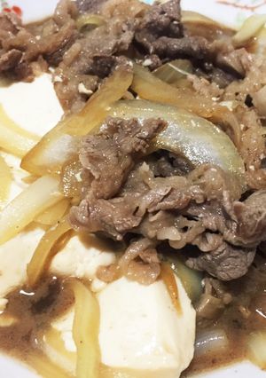 焼肉のタレで、肉豆腐-レシピのメイン写真