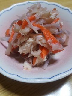 切り干し大根とサラダチキンの和え物-レシピのメイン写真