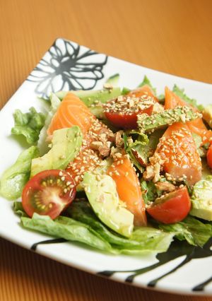 サーモンとアボカドの栄養オイルサラダ-レシピのメイン写真