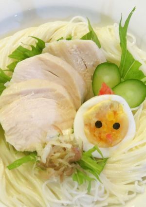簡単♪たまちゃんの親子そうめん-レシピのメイン写真
