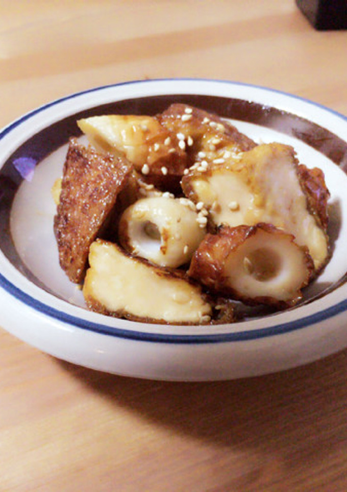 厚揚げとちくわのごま風味照り焼き☆-レシピのメイン写真
