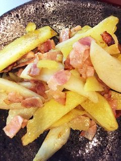 簡単おいしい!じゃがいもとベーコン炒め-レシピのメイン写真