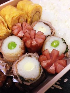 お弁当に♡チーズ竹輪の大葉豚肉巻き♡-レシピのメイン写真