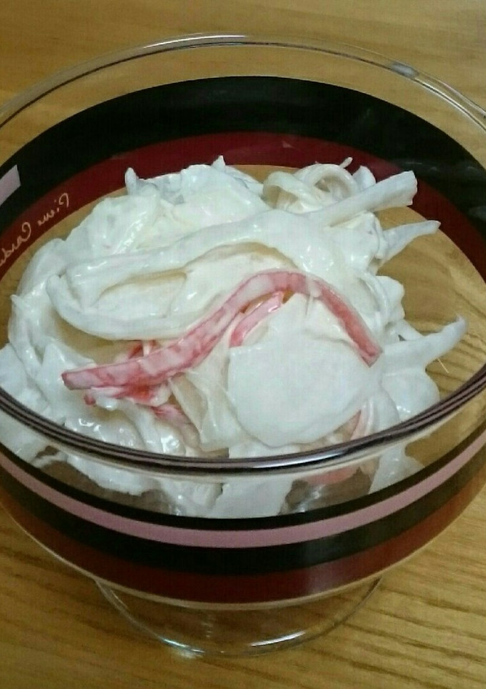 新玉ねぎとカニかまのマヨサラダ-レシピのメイン写真