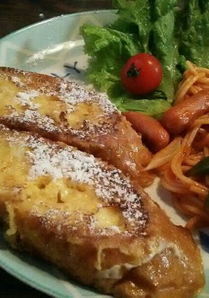 フランスパンフレンチトースト-レシピのメイン写真