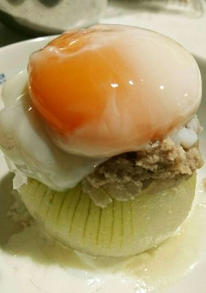 新玉ねぎの肉詰め-レシピのメイン写真