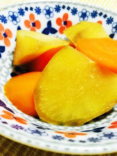 サツマイモと人参のほっこり煮-レシピのメイン写真
