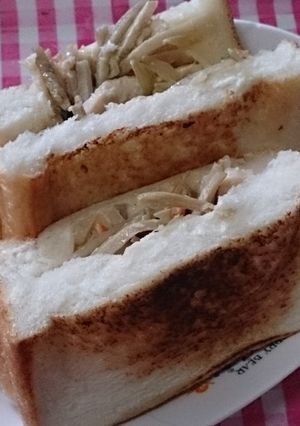 サラダチキンのホットサンド-レシピのメイン写真