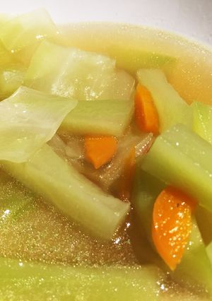 はやとうりとキャベツの中華スープ-レシピのメイン写真