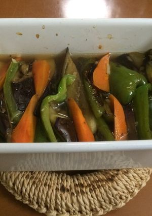 揚げないナスの南蛮漬け（常備菜）-レシピのメイン写真