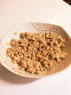鶏そぼろ丼の具-レシピのメイン写真