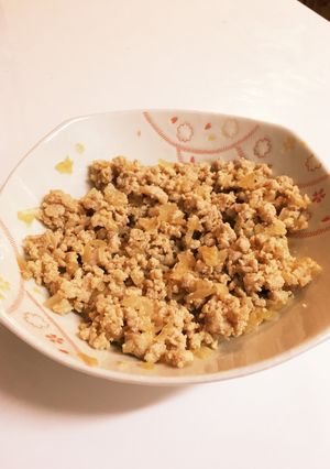 鶏そぼろ丼の具-レシピのメイン写真