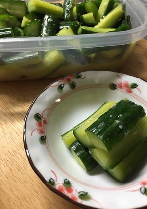 ポリポリ胡瓜の味噌酢漬け-レシピのメイン写真