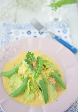 キャベツ消費☆キャベツカルボナーラ-レシピのメイン写真