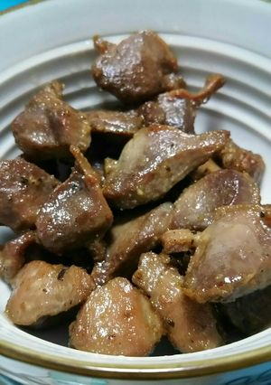 簡単♪砂肝のみで一品(^-^)/-レシピのメイン写真