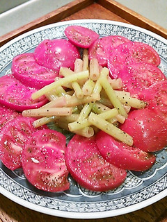 ふきとトマトのサラダ-レシピのメイン写真