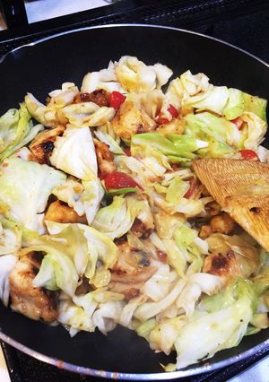鶏むね肉の春炒め-レシピのメイン写真
