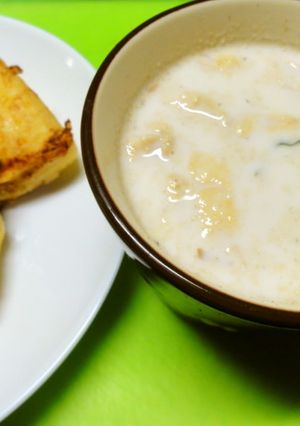 ＊味噌玉で洋風スープ＊-レシピのメイン写真
