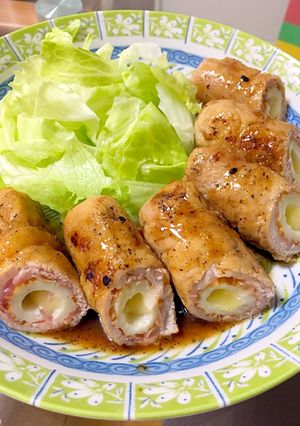 竹輪チーズの豚肉巻き-レシピのメイン写真