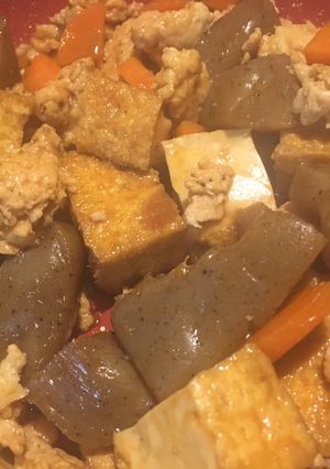 コクうま！厚揚げとこんにゃくの煮物-レシピのメイン写真
