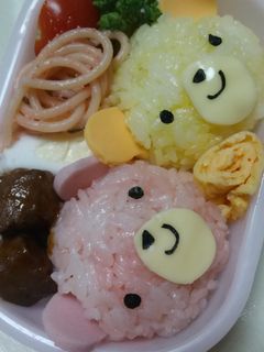 キャラ弁☆絵本くまちゃんの保育園お弁当☆-レシピのメイン写真