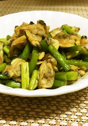 栄養！あさりとにんにくの芽のあっさり炒め-レシピのメイン写真
