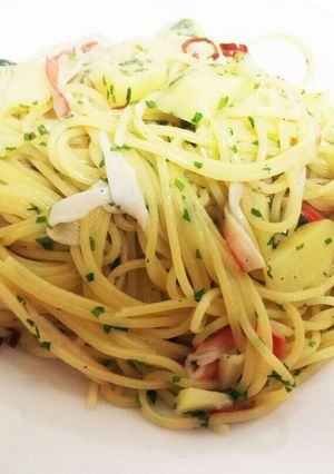 簡単☆大葉とじゃがいものペペロンチーノ-レシピのメイン写真